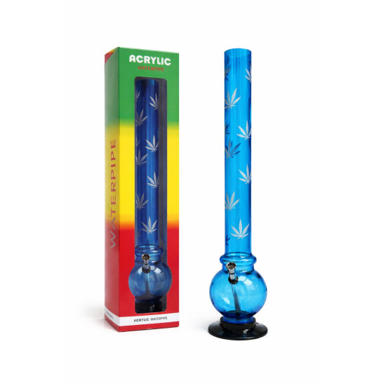 Acrylic Large Printed Waterpipe 55cm - Assorted Colour & design