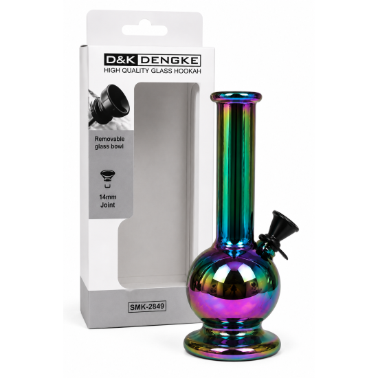 D&K Mini Glass Bong, Item Code -SMK- 2849, Pack of 1 