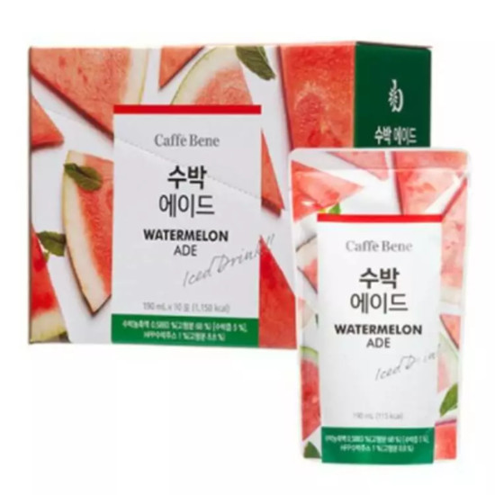 CAFFE BENE WATERMELON ADE 190ML/ 50PCS image