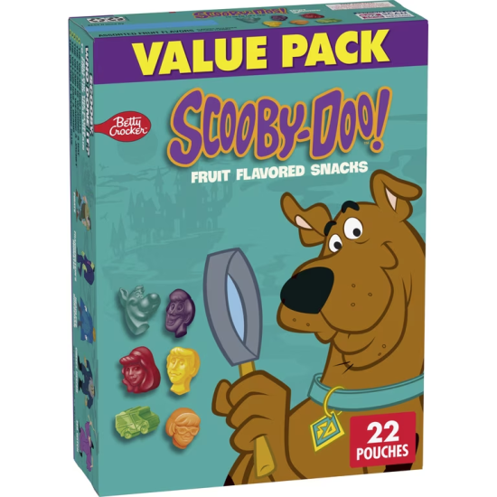 Betty Crocker Scooby Doo Fruit Snacks Assorted Fruit Flavour - 17.6oz X 6