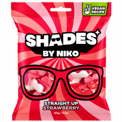 Shades By Niko Straight Up Strawberry - Pack of 18 x 150g