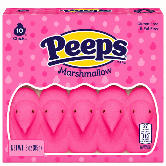  Peeps Pink Marshmallow - Pack Of 36 X 3oz