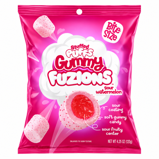 Gummy Fuzions Sour Watermelon - Pack of 8 x 4.36oz
