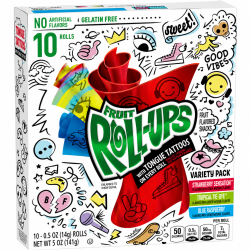 Fruit Rollups Variety Pack - 5oz X 10