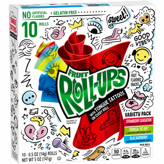 Fruit Rollups Variety Pack - 5oz X 10