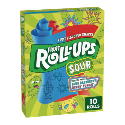 Betty Crocker Fruit Rollups Sour Flavour - 5oz X 10