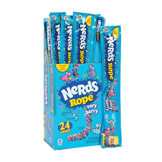 NERDS ROPE VERR BERRY 0.92OZ/ 24PCS image