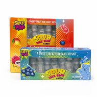 Sip n POP Vegan Wax Candy Bear Sour Blueberry Flavour pack of 12 theatre box
