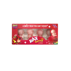 Sip n POP Vegan Wax Candy Space Man Strawberry Flavour pack of 12 theatre box