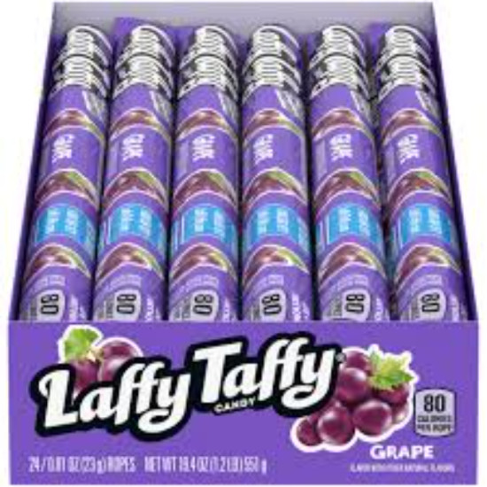 LAFFY TAFFY GRAPE ROPE .81OZ/ 24PCS Candy image