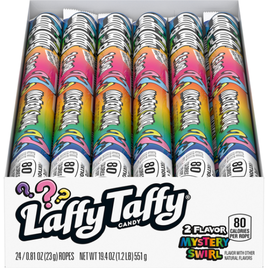 LAFFY TAFFY MYSTERY SWIRL ROPE 0.81OZ/ 24PCS Candy image