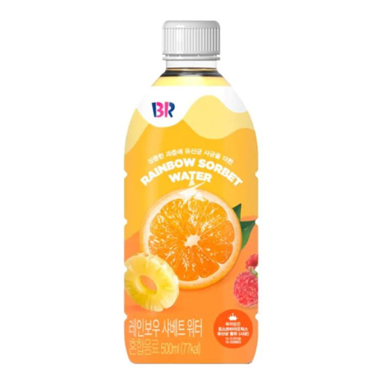 Baskin Robbins Rainbow Sorbet Water - Pack of 24 x 500ml