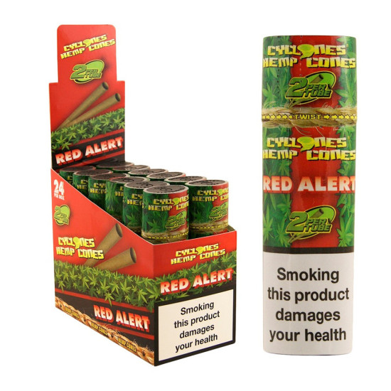 Cyclones Hemp Cones Red Alert | cones-blunts