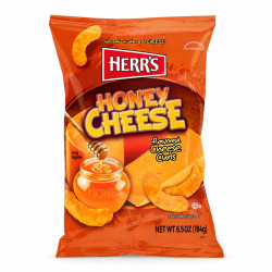 Herr's Honey Cheese Curls - Pack of 12 x 6oz