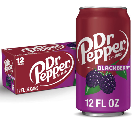 DR PEPPER BLACKBERRY 12OZ/ 12PCS Soda image