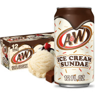 A&W ice cream sundae Cans 12OZ/ 12 PCS 