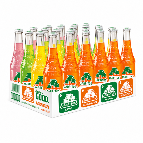 Jarritos Glass Bottle Variety Pack - Pack of 24 x 12.5oz