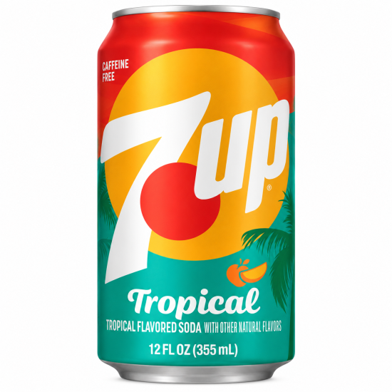 7UP TROPICAL 12OZ/ 12PCS 