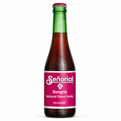  Sangria Senorial Glass Bottle - Pack of 24 x 11.16OZ