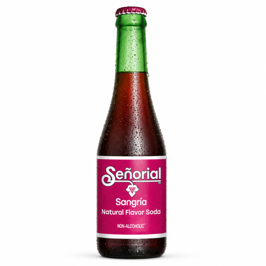  Sangria Senorial Glass Bottle - Pack of 24 x 11.16OZ