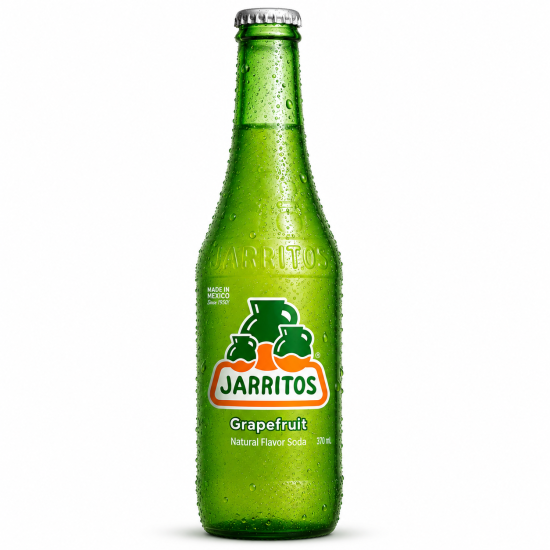 Jarritos Glass Bottle Grapefruit Flavour - Pack of 24 x 12.5oz
