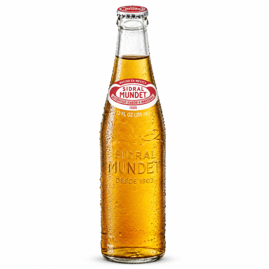 Sidral Mundet Apple Flavour - Pack of 24 x 12oz
