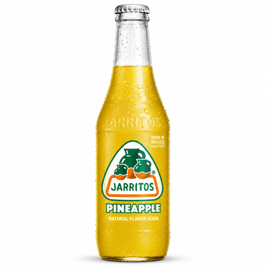 Jarritos Glass Bottle Pineapple Flavour - Pack of 24 x 12.5oz