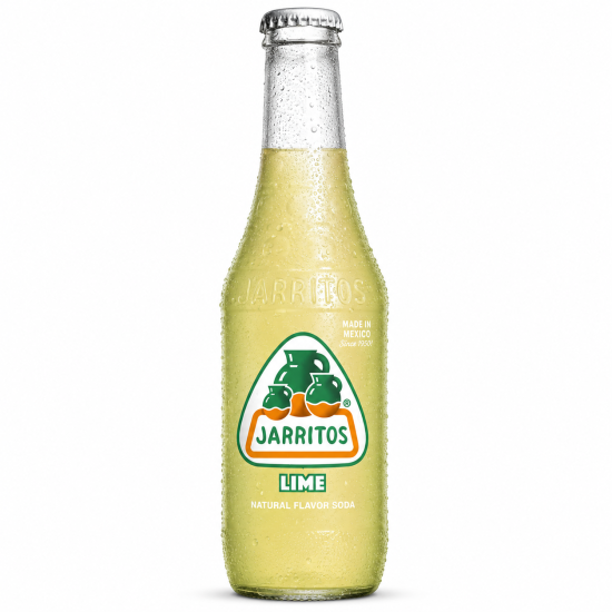 Jarritos Glass Bottle Lime Flavour - Pack of 24 x 12.5oz