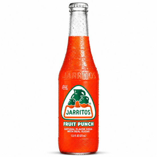 Jarritos Glass Bottle Fruit Punch Flavour - Pack of 24 x 12.5oz