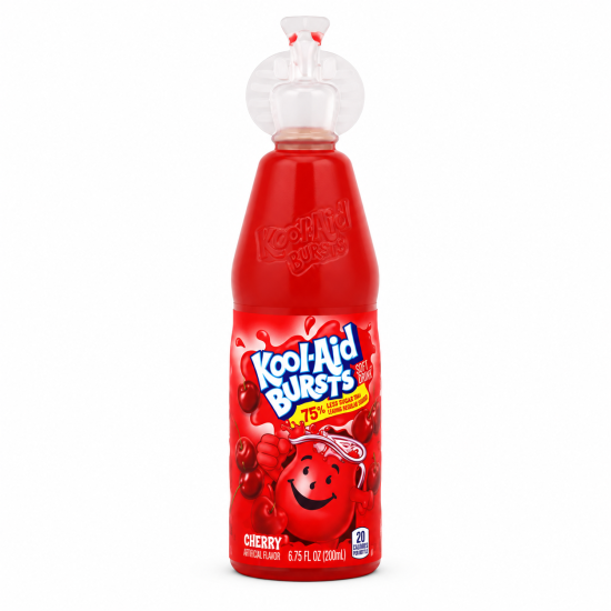 Kool-Aid Bursts Cherry Flavour - Pack of 12 x 200ml