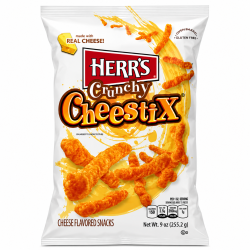 Herr's Crunchy Cheese Stix - Pack of 8 x 8oz