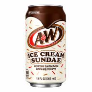 A&W ice cream sundae Cans 12OZ/ 12 PCS 