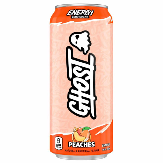 Ghost Energy Peaches 16oz/12ct Energy & Sports Drinks, Drinks & Beverages image
