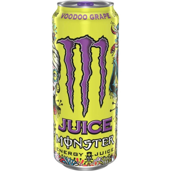Monster VooDoo Grapes - Pack of 24 x 16oz NI