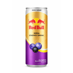 Red Bull Soda Drink Blueberry Blackcurrant - Pack of 24 x 250ml