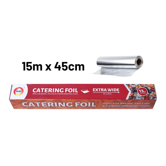 Catering Aluminium Foil 15m x 45cm - Pack of 1 