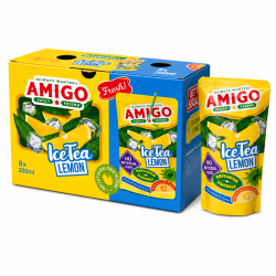 Amigo Ice Tea Lemon Flavour Juice Pack of 24 x 200ml