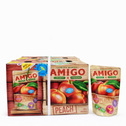 Amigo Peach Flavour Juice Pack of 24 x 200ml