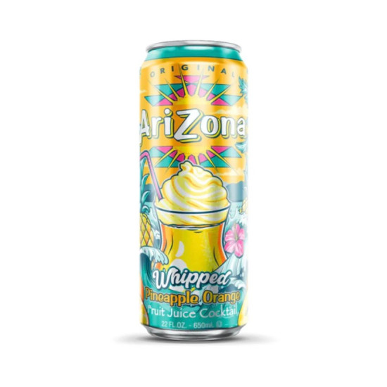 Arizona Whipped Pineapple Orange 650ml/24pcs image