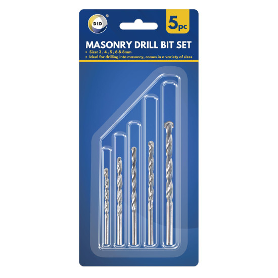 Masonry Drill Bit Set - Pack of 1