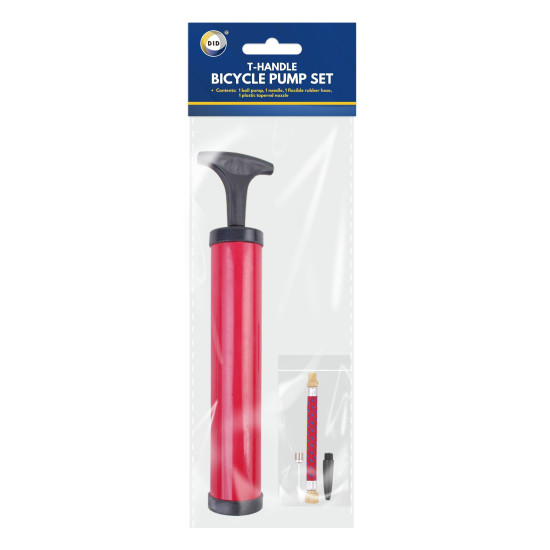 T - Handle Bicycle Pump Set - Pack of 1 