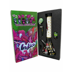 Glass Bong Large Gift Set, Item Code SMK-4952 - Assorted Colour & Design