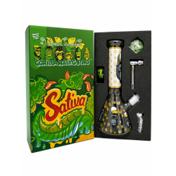 Glass Bong Medium Gift Set, Item Code SMK-4508 - Assorted Colour & Design