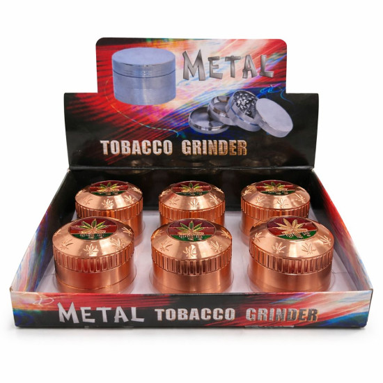 4-Piece Aluminum Herb Grinder [SMK_0790] Full Box Of 6 Grinder image