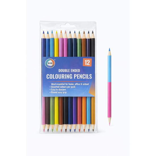 Double Ended Colouring Pencils Pack of 12 