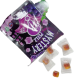Halal Mystery Peelz Gummies Peelers 65g/24 bags- Grape Flavour Peg Bags, Candies image