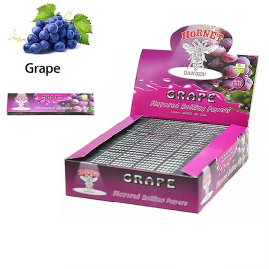 Hornet King Size Papers - Grape Rolling papers image