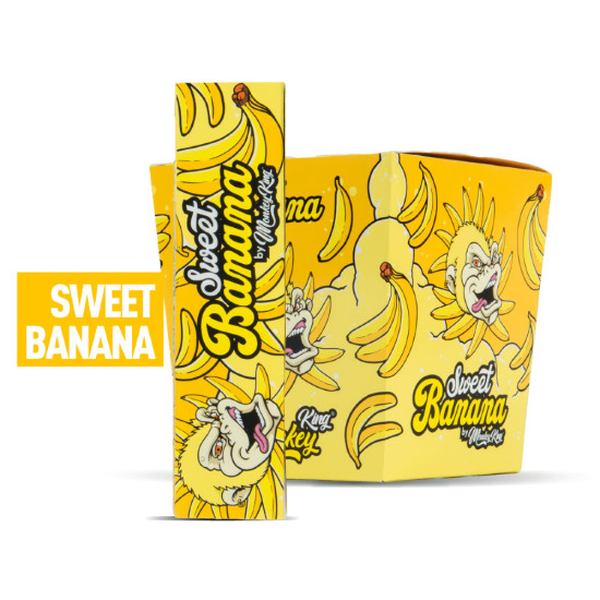 Monkey King Sweet Banana Flavour King Size Slim Paper + Tips | MONKEY KING | Rolling papers