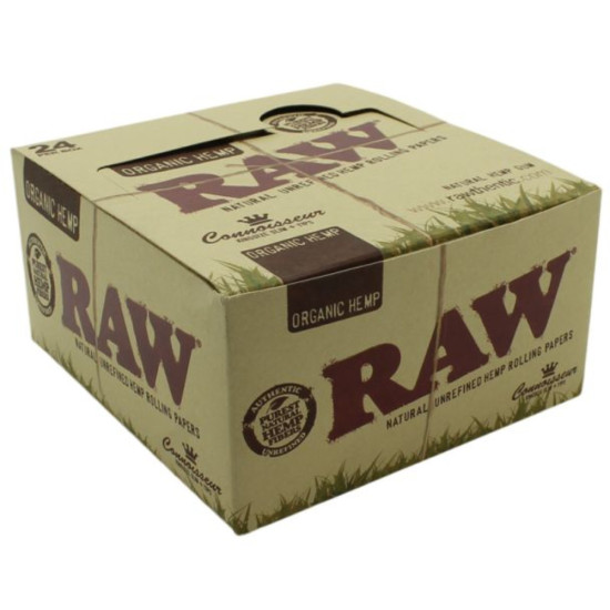 RAW Organic King Size Slim Connoisseur Rolling papers image