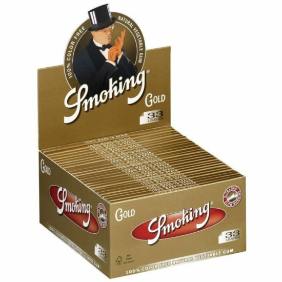 Smoking Gold Papers Slow Burn King Size Rolling Paper Natural image